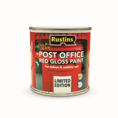 RUSTINS QD SMALL JOB POST OFFICE RED 250ML GLOSS